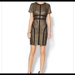 Pim & Larkin black/gold dress. Size 8. WORN ONCE.